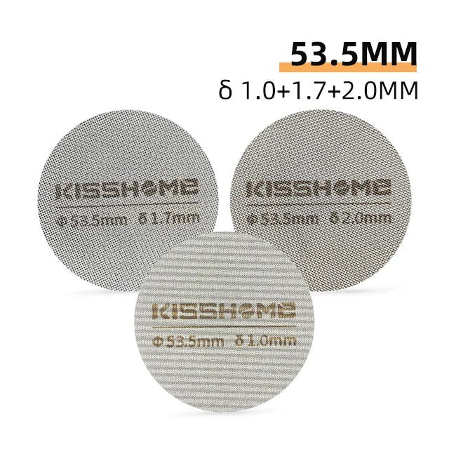 Coffee Puck Screen Reusable Heat Resistant Metal Espresso Filter Mesh For 51mm 54mm 58mm Portafilter Barista Accessories Tools
