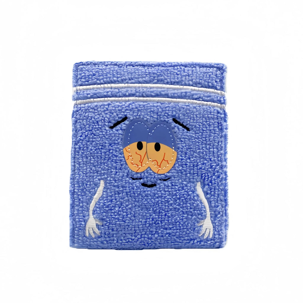 South Park Towel Wallet, Anime Embroidery Billfold, Women's Cartoon Bag/