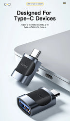 Essager USB C To USB 3.0 OTG Adapter Type C Female Converter USB-C Male To Micro Adapter For Xiaomi 12 POCO Oneplus ipad Macbook