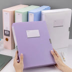Multifunctional Document Storage Box Folder Large Capacity A4 Information Box Learning Office Storage Box File Box