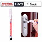 iLMH 4-40Pcs Deep Hole Long Nib Head Marker For Metal Perforating Pen Waterproof Bathroom Woodworking Decor Multi-Purpose Tool