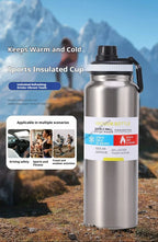 600/800/1000MLStainless Steel Thermos Bottle Car Thermal Cup Vacuum Flask Keeps Cold and Heat Thermal Mug Sports Insulated Cup