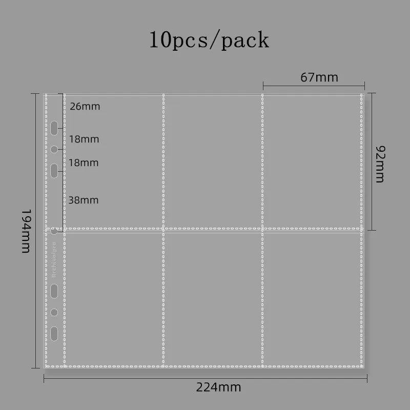 MINKYS Kawaii 5/6/9 Spaces 3 inch Kpop Photo Card Binder Large Capacity Idol Photocard Album Photocards Binder Collect Book