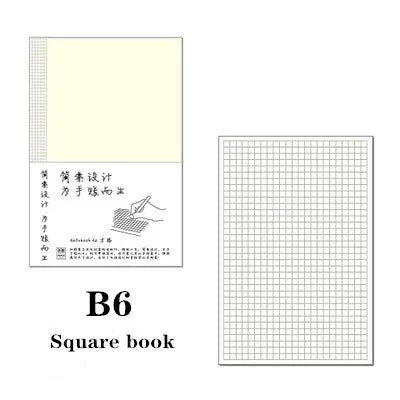 Fromthenon Journal Notebook Refill Planner Inserts Blank Grid Line Paper A5A6B6 Diary Book Inner Page School Office Stationery