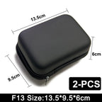 Earphone Data Storage Bag Oval Square Rectangle Cable Organizer Bags Mini Zipper Pouch Tech Gadgets Portable Charger U Disk Case