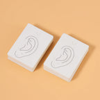 50pcs Earrings Jewelry Display Cards Kraft Paper Packing Tag for diy Jewelry Ear Bone Clip Nails Holder Hanging Retail Price Tag