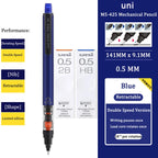 UNI KURUTOGA Mechanical Pencil M5-452 Creative Writing Continuous Sketch 0.5mm Lead Automatic Rotating Mechanical Pencil