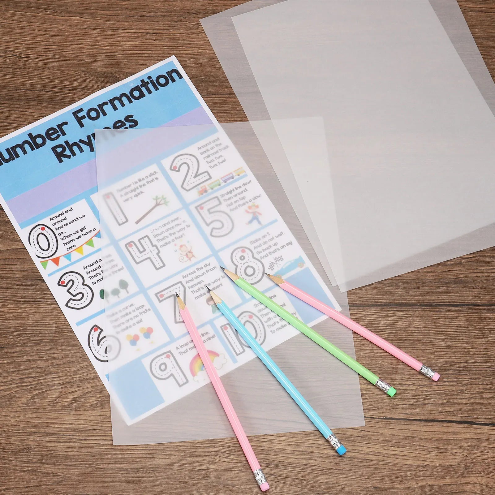 30 Sheet A4 Translucent Tracing Paper Pad 8"x12" 100 GSM Trace Paper for Tracing Images Sketching Drawing Painting Pencil Marker