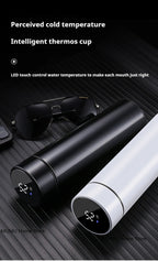 500ML Intelligent Temperature Thermos Bottle Sports Water Cup Car Insulated Cup Keeps Cold and Heat Thermal Mug Vacuum Flasks