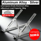 DITONG Fold Laptop Stand For Macbook Adjustable Computer Pc Tablet Stand Notebook Tablelaptop Holder Heat Dissipation