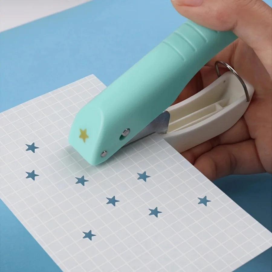 1pc single-hole puncher, with multiple punching modes available. A paper/photo punching tool for stationery use.