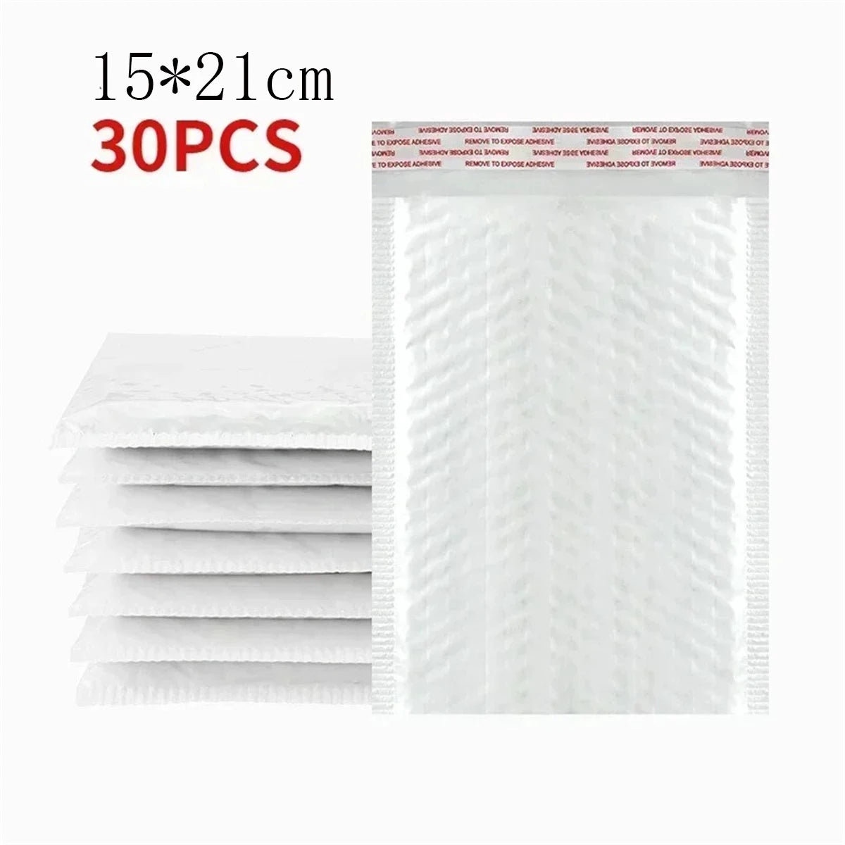 11/15/23cm White Bubble Envelopes Convenient Thicken Waterproof Shockproof Bubble Mailers Envelope Bags Self Seal Packing Bag