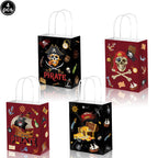 Pirate Party Paper Plate Cup Napkin Party Tableware Pirate Party Decor Pirate Ship Bone Dinnerware Supplies for Adult Kids Decor