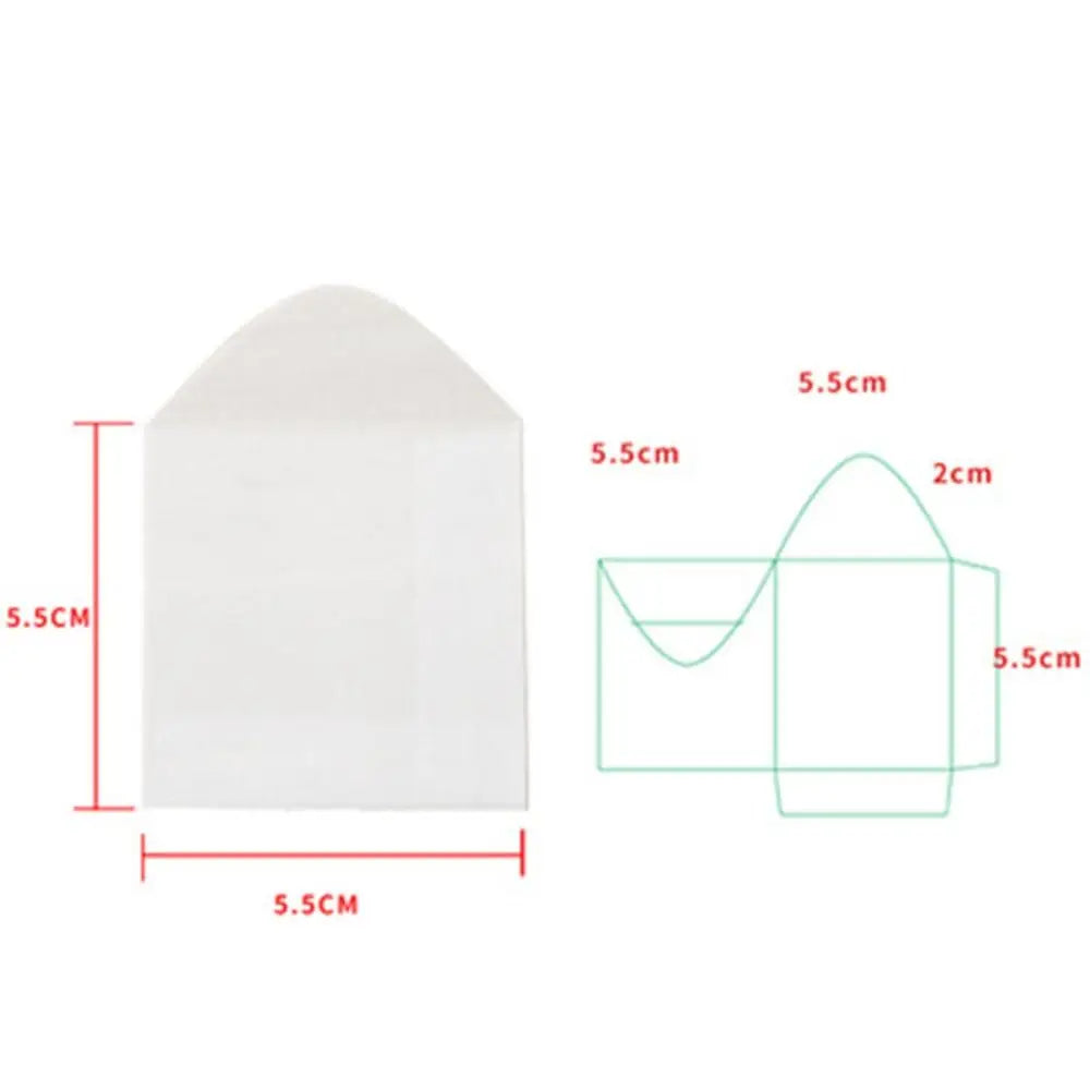 100pcs/lot Invitations Blank Translucent Envelope Postcards Message Card Sulfate Paper Envelope Business Letters Wedding