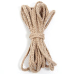 10yards/pack 6/8mm Natural Jute Rope Bold Eight Strand Twisted Cord Rope For Home Crafts Party DIY Clothing Gift Packing Decor