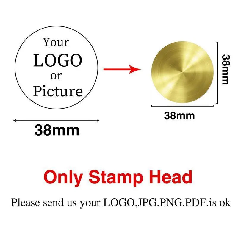 Custom Stamps Personalized Logo Metal Stamps Custom Wax Seals Stamps Customize Your Own Logo Gift Stamps Invitation Stamps