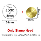 Custom Stamps Personalized Logo Metal Stamps Custom Wax Seals Stamps Customize Your Own Logo Gift Stamps Invitation Stamps