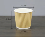 100pcs/pack 4oz 100ml Disposable Paper Cup Espresso Cup  Coffee Cup High Quality Double layer Paper Cup