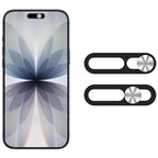 2PCS WebCam Cover Antispy Front Camera Lens Privacy Slider Protector for IPhone 17 Air 16 15 Pro Max Plus 17Pro Web Cam Sticker