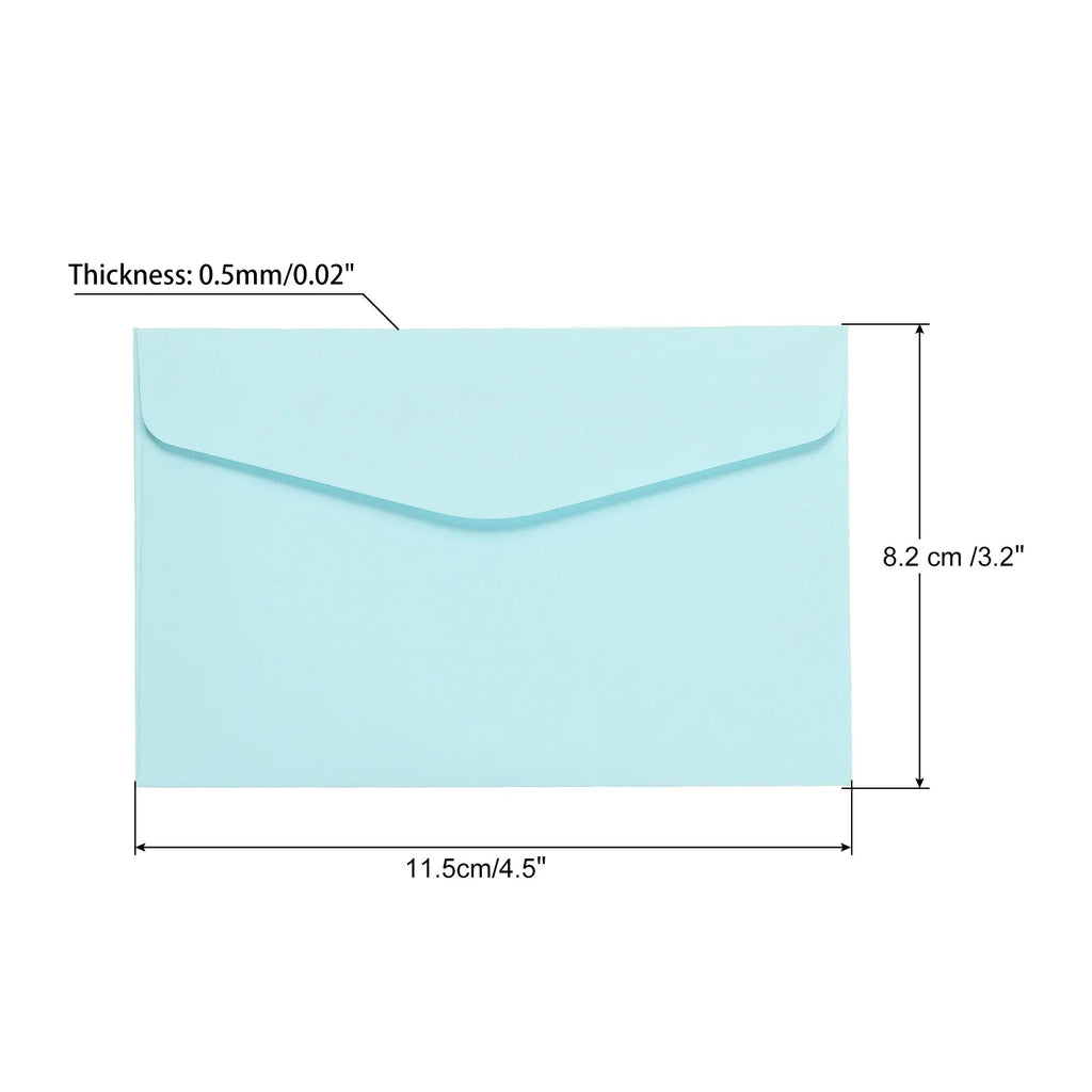 60Pcs 115x82mm Colorful Blank Mini Paper Envelopes Wedding Party Invitation Greeting Cards Gift Cover New Year Greeting Envelope