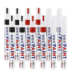 1/3/6/12 Colors Permanent Paint Marker White/Gold/silver Markers for Car Tire Tread Rubber Fabric Paint Metal Paint Marker Pens