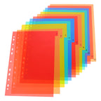 A4 Separated Loose Leaf Page Dividers Folder Number File PP Book Binder Plastic Binders Tabs Book Binder Dividers A4 Page Marker