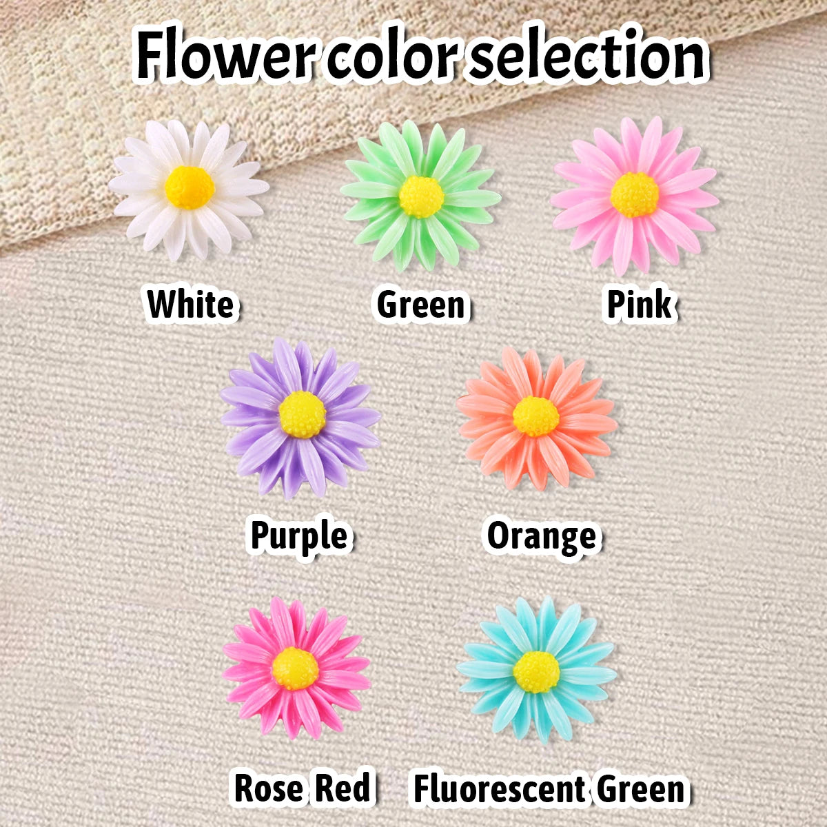 Personalized 3D Chrysanthemum Wooden Name Tag Badge with Magnetic or Pin Backing, Daisy Flower Nurse Teacher Doctor Name Tag,