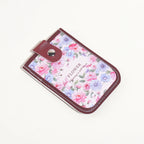 1PC Oil Painting Floral Pattern Card Holder,Pull-Out Multi-Card Slots,Suitable for ID Cards,Bank Cards, Business CardsStorage