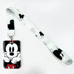 Disney's Credential Holder Mickey Mouse Lanyard Bear Phone Rope ID Card Badge Holder Princess Neck Strap Cartoon Keychain Gift