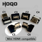 HDMI-compatible FPV Cable Micro/Mini HD-90 Degree Adapter FPC Ribbon Flat Pitch 20pin For TV Projector Multicopter Aerial Photog