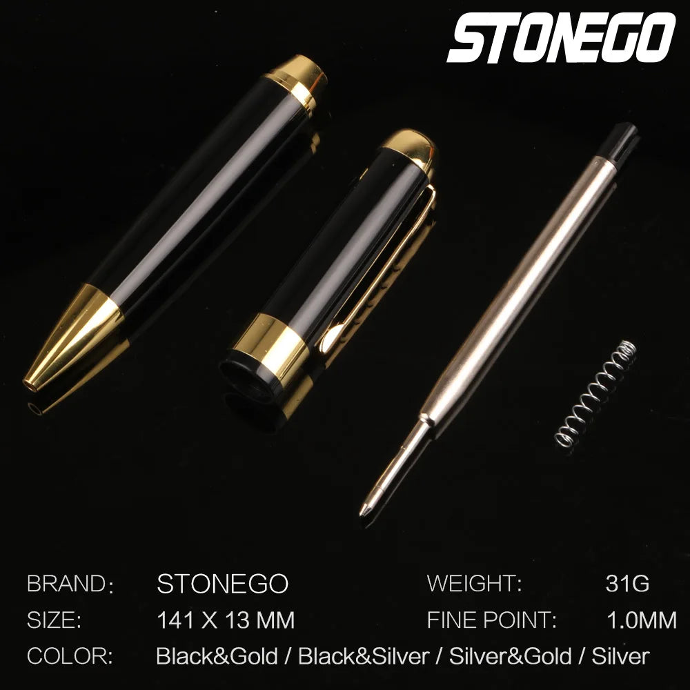STONEGOP remium Ballpoint Pen Retractable Lacquer Rollerball Pen Smooth Writing Roller Ball Pen Elegant Executive Signature Pen