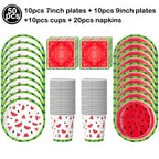 Watermelon Party Tablecloth Plastic TableCover One in a Melon Theme Girl Birthday Decoration 1st 2nd 3th Birthday Party Supplies