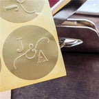 Customize Embossing Stamp Wedding Monogram Embosser Stamp,Personalized 2 initials Embosser Stamp,Wedding gift,hand held embosser