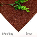 5Sheets 20*30cm Glitter Foam Paper Sparkles Paper for Children's Craft Activities DIY Cutters Handcraft Foam Paper Without Glue