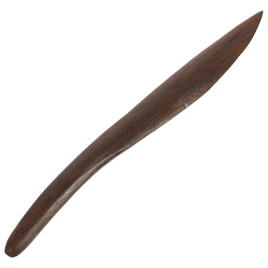Ebony Wood Letter Opener Chinese Style Paper Cutter Household Mail Opener Portable Envelope Knife Office