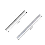 15/20CM Triangle Ruler Acrylic Transparent Scale Ruler Drawing Ruler Measurement Tool Creative School Stationery Students Gift