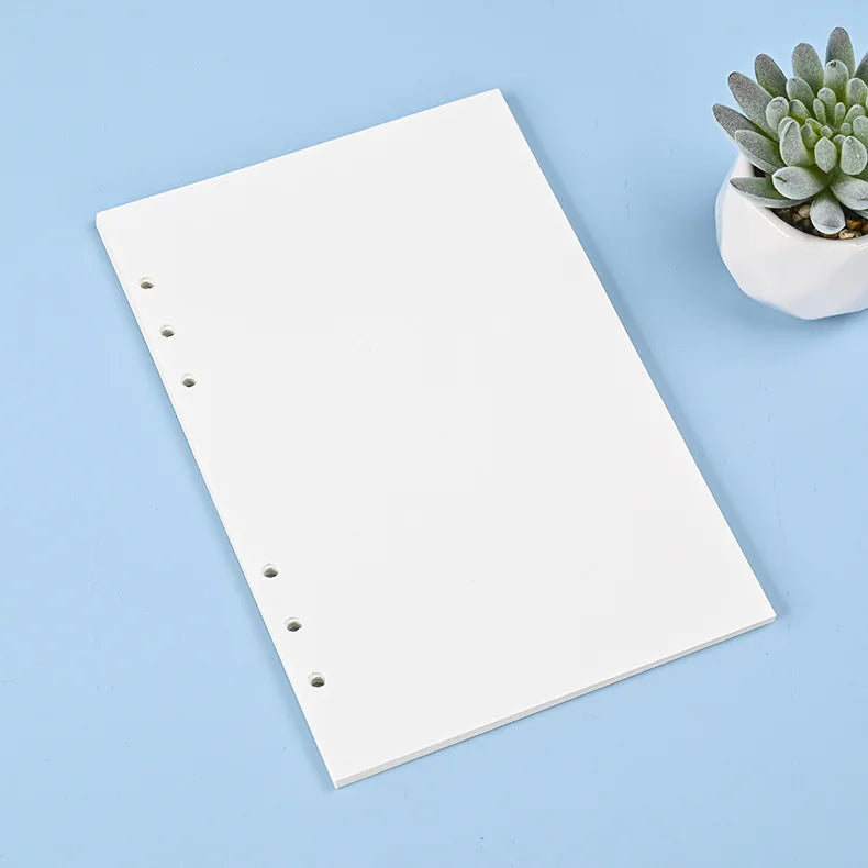 A6 A5 Loose Leaf Notebook Refill Spiral Binder Inner Page Line Dot Grid Inside Paper Stationery