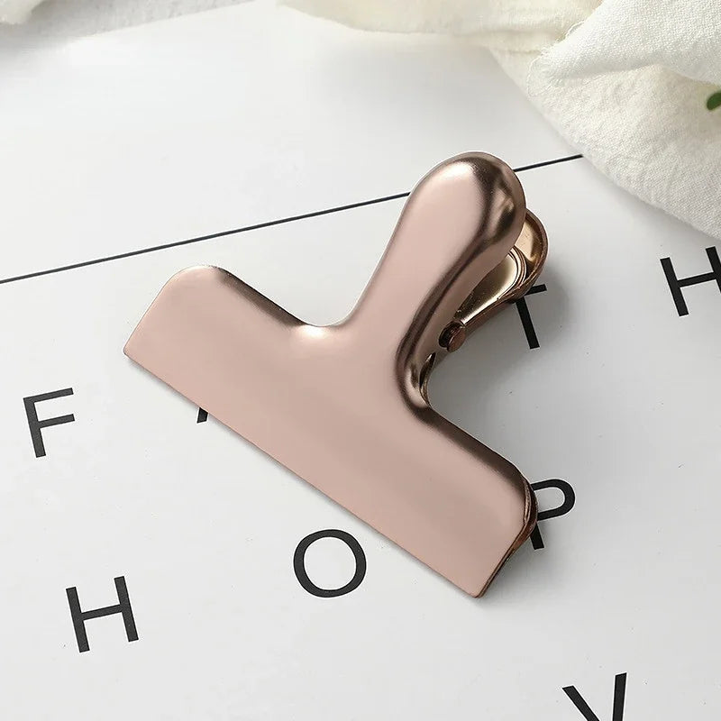 Plating Stainless Steel Paper Clips Office Paper Organizer Student Teacher Stationery School Office Business Supplies