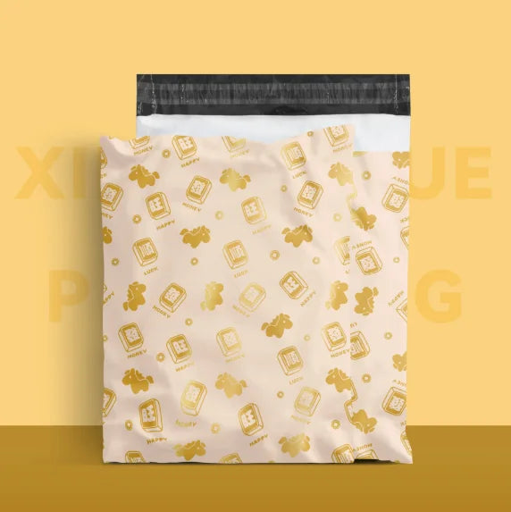 100PCS Poly Mailer Adhesive Envelope Printing Bag DIY Clothes T-shirt Pantihose Skirt Underwear Bra Shipping Packaging Pouches