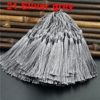 100pcs/lot 13cm Tassel Silk Fringe Silky Floss Bookmark Tassels Mini Tassels For DIY Craft Jewelry Making Souvenir Bookmarks