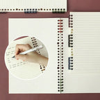 10Pcs Binding Spines Snap Split Binder Rings Learning Cards A4 A5 A6 Notebook Loose Leaf Stationery Office Supplies Plastic