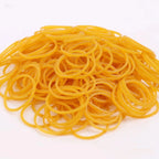 300 Pieces Set High-Elasticity Durable Yellow Rubber Bands Industrial Strength High-Temperature Resistant Toys for All Ages