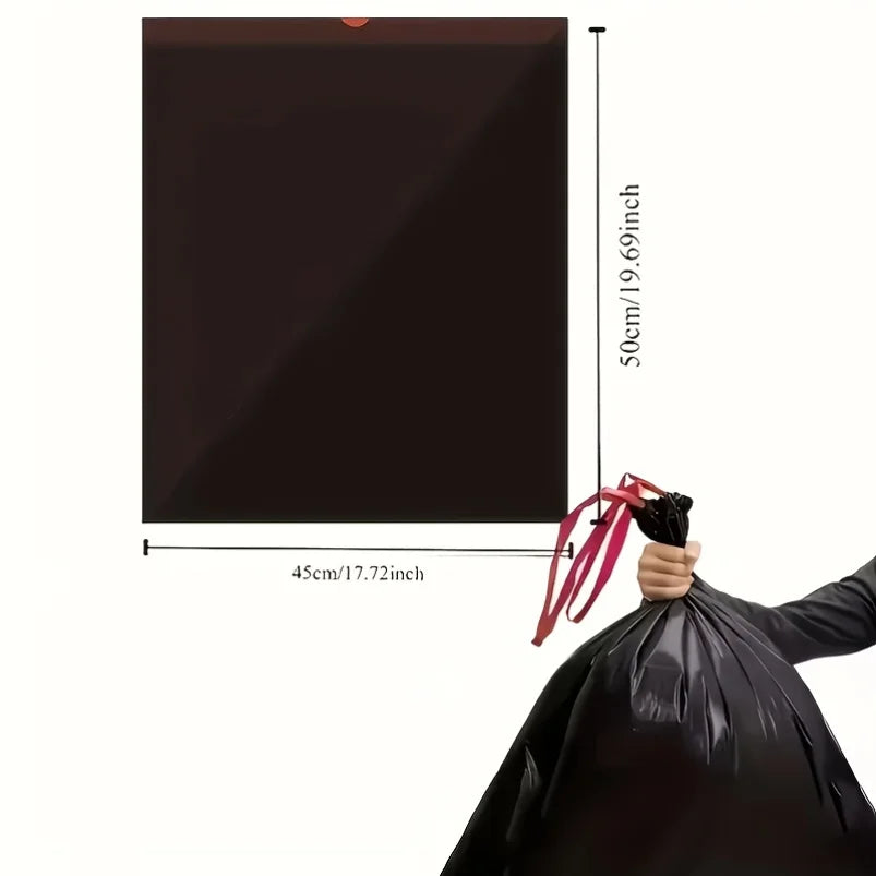 Heavy Duty Drawstring Trash Bags 3.6 Gallon 1/3/5 Rolls for Kitchen Bathroom Bedroom Living Room Office - Kitchen Bin Liners