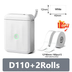 Niimbot D110 Wireless Mini Portable Printer Smart Label Printer Mobile Phone For Thermal Adhesive Sticker Labeling Maker Machine