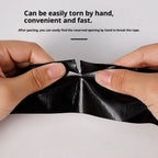 5m/10m Heavy Duty Waterproof Black Duct Tape Strong Adhesive Gaffer Tape for Repairs Sealing Indoor Outdoor Use Hand Tearable