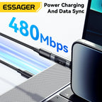 Essager Type C to Lighting OTG Adapter Digital Display Fast Charging Type-C Female To Lightning Male Connector For iPhone 15 14