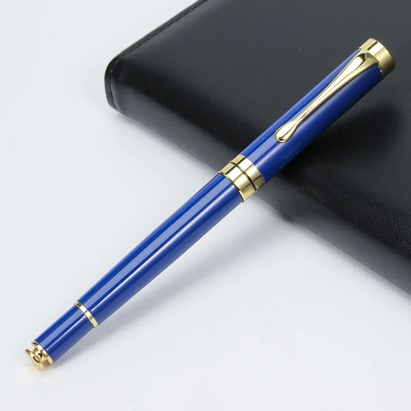 Luxury Metal Shell Business Office School Supplies Ballpoint Pens for Writing Rollerball Pen Customized Logo Name Gift