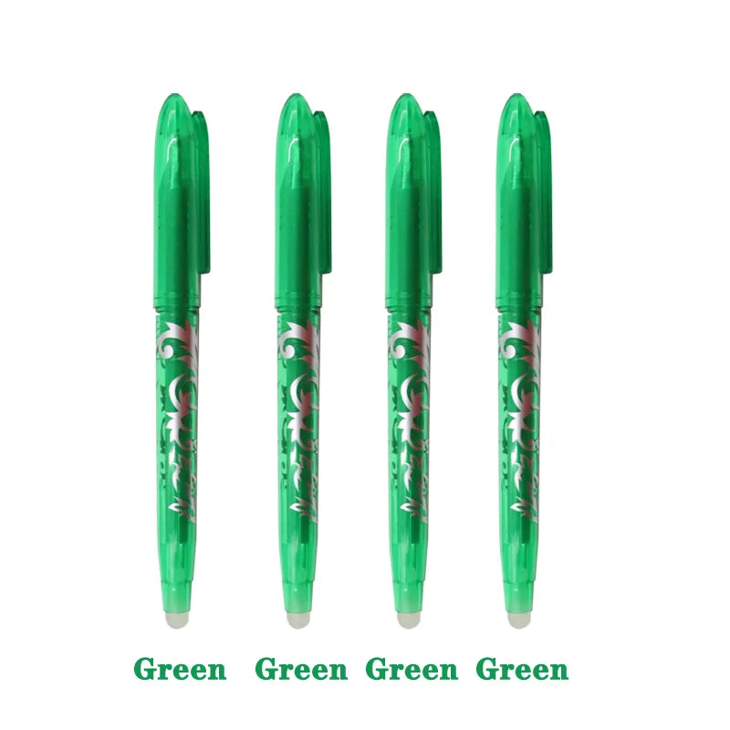 8/4pcs Erasable Gel Pen  Multi-Color0.5mm Tip Painting Writing Drawing School Black Blue Red Pink Orange Green Purple Light Blue