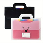 Accordion File Organizer Extended folder, 13 pockets, A4 letter size paper file receipt folder for classroom, office and travel