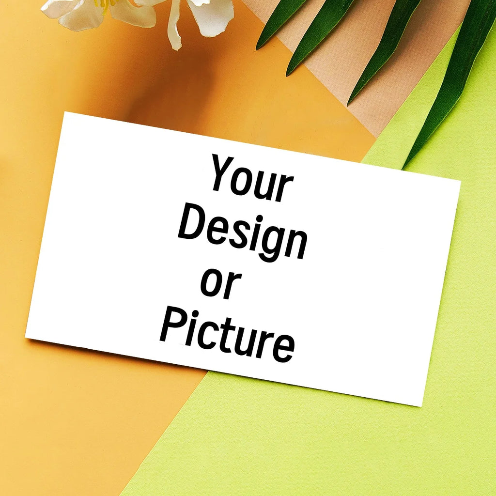 50/100pcs Custom Cards Thank You Card Business Card Personalized Logo Packaging For Business Wedding Invitation Gifts Decor Card